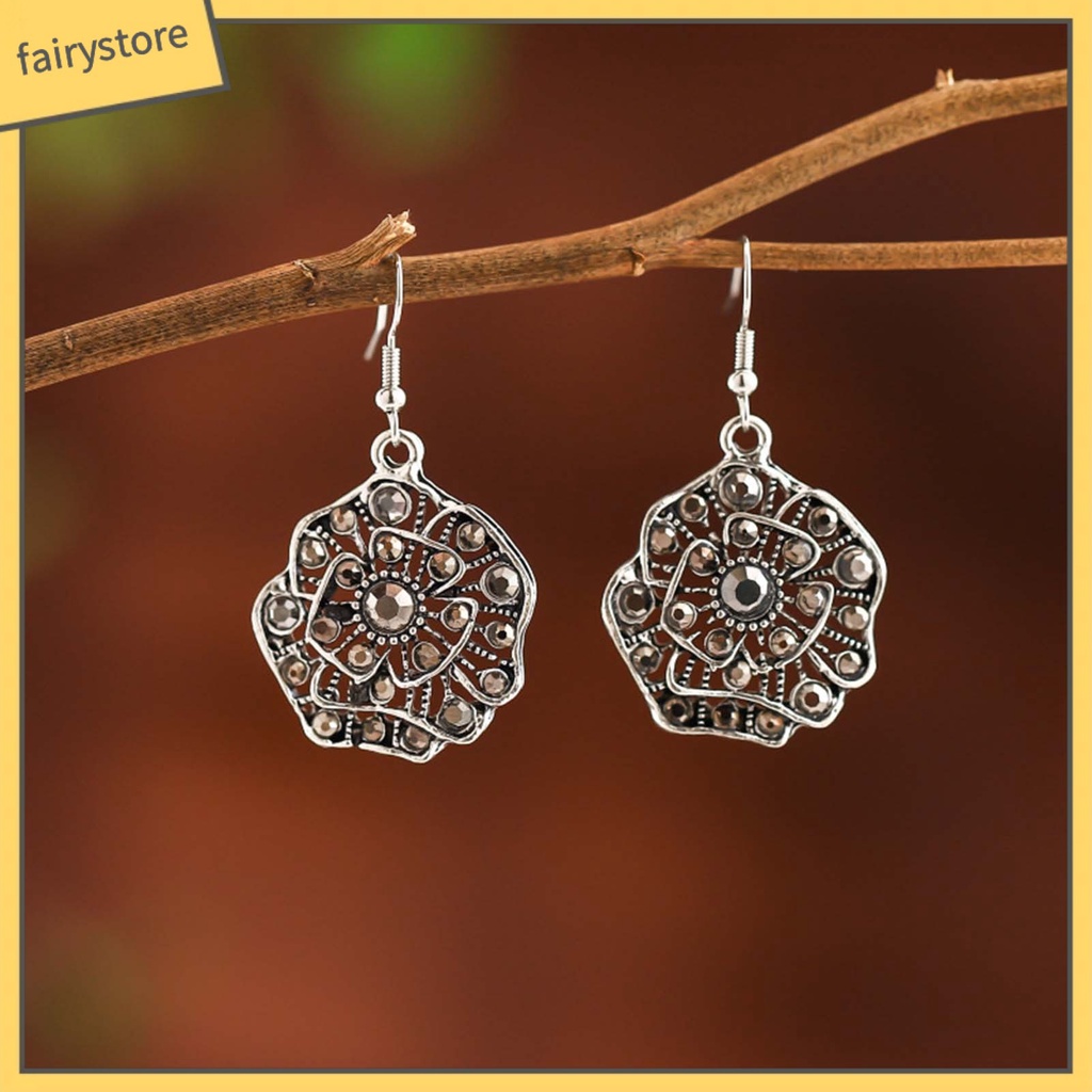 1 Đôi Bông Tai Lủng Lẳng Chống Oxy Hóa Chống Dị Ứng Dễ Sử Dụng Phong Cách Boho Cho Nữ