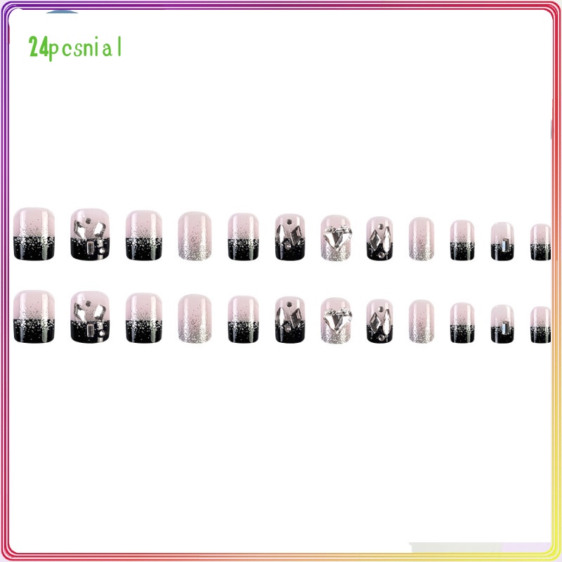 Miếng Dán Trang Trí Móng Tay Họa Tiết Trái Tim Lấp Lánh Xinh Xắn