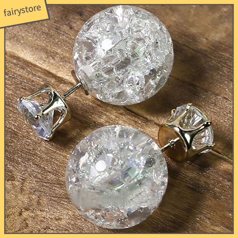 Khuyên Tai Đính Hạt Ngọc Trai Nhân Tạo Thời Trang Cho Nữ