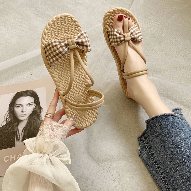 Sandal Đế Bằng Thiết Kế Mới Thời Trang Mùa Hè 2023 Dành Cho Nữ