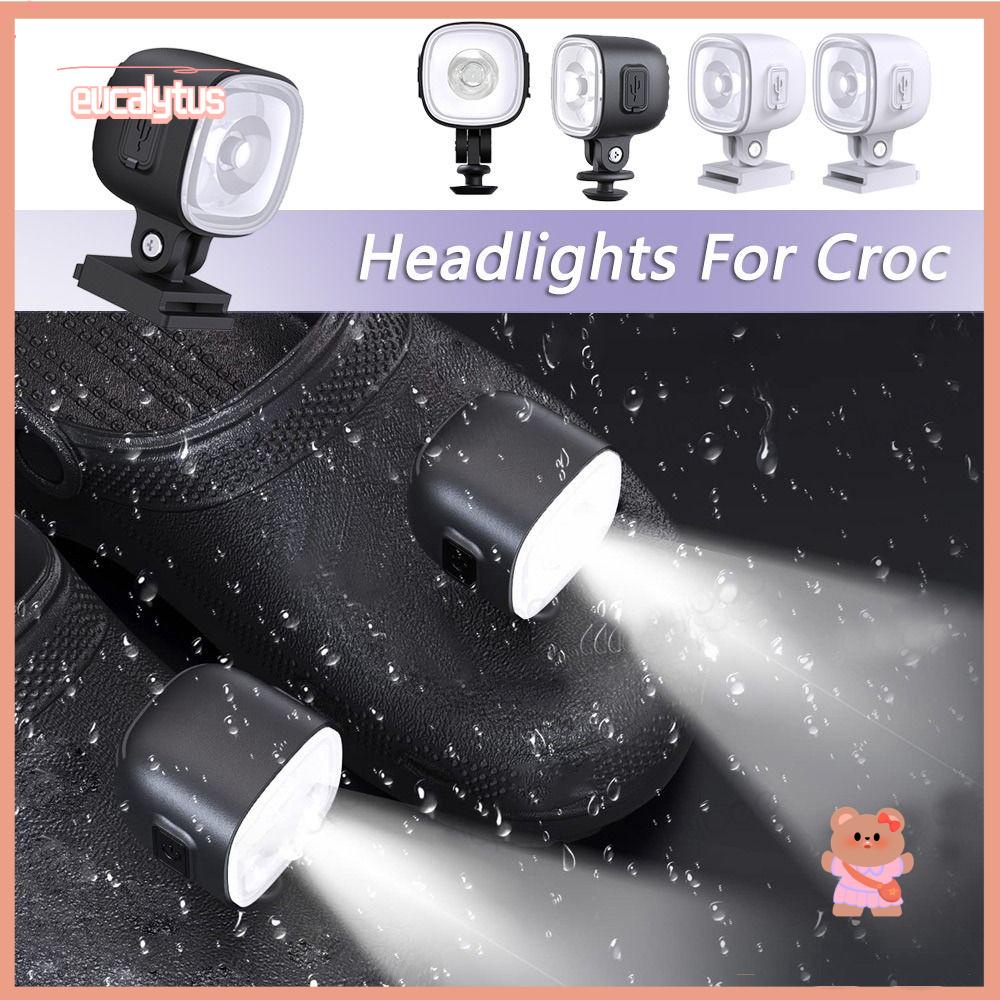 EUTUS Bộ 2 Đèn Pha Trang Trí Hình Giày Croc Vui Nhộn