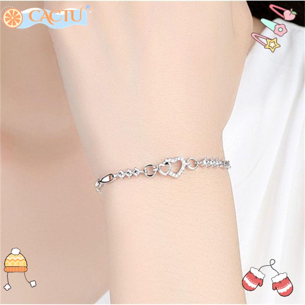 Vòng Tay Mạ Bạc 925 Thiết Kế Sáng Tạo Xinh Xắn