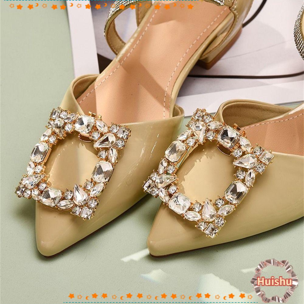 1 Cặp Kẹp Giày Cao Gót Thời Trang Sang Trọng|Mặt Dây Chuyền Trang Sức Charms