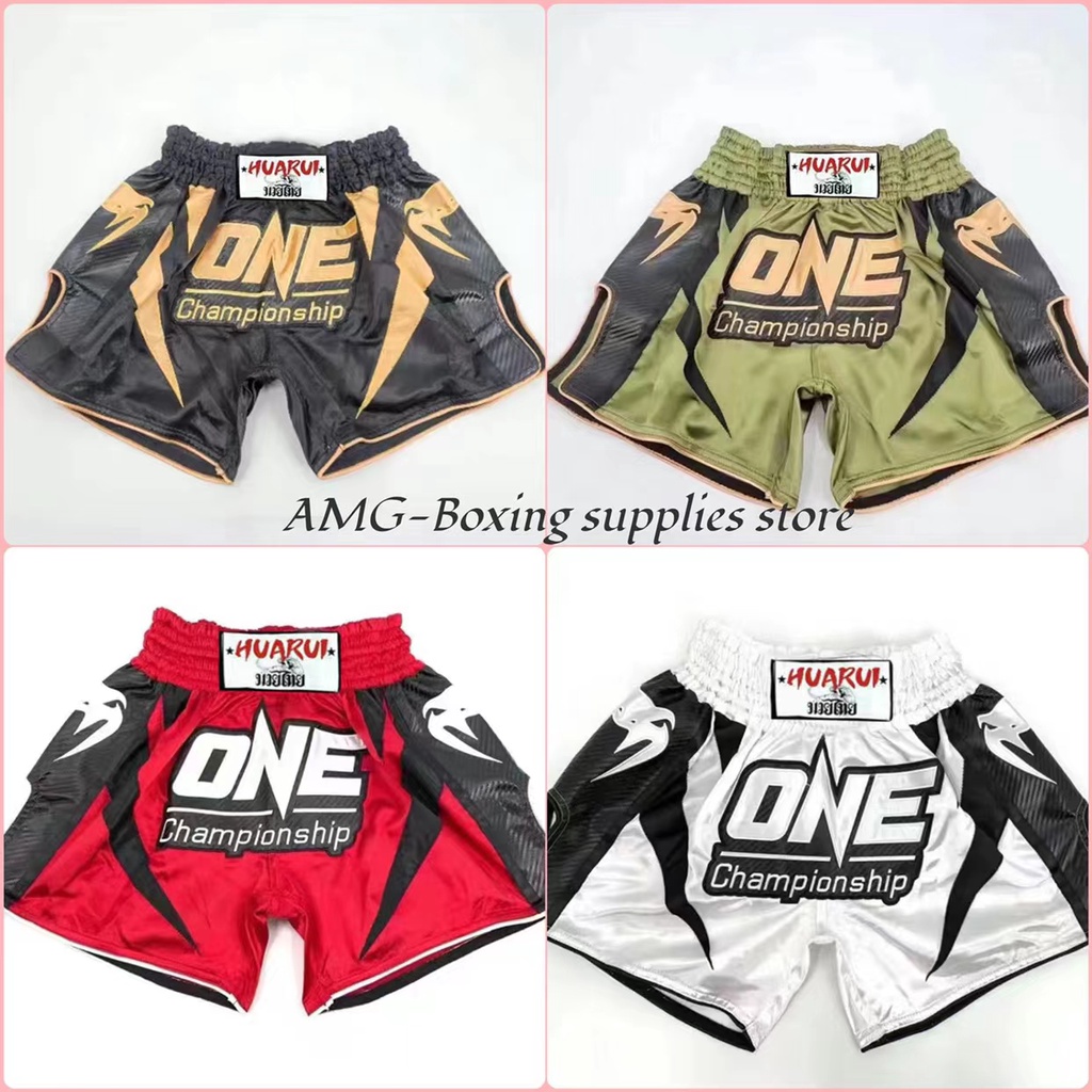 Shang JIA YUAN Quần Short Tập Muay Thái Lưng Cao Nhanh Khô Thời Trang Cho Người Lớn Và Trẻ Em