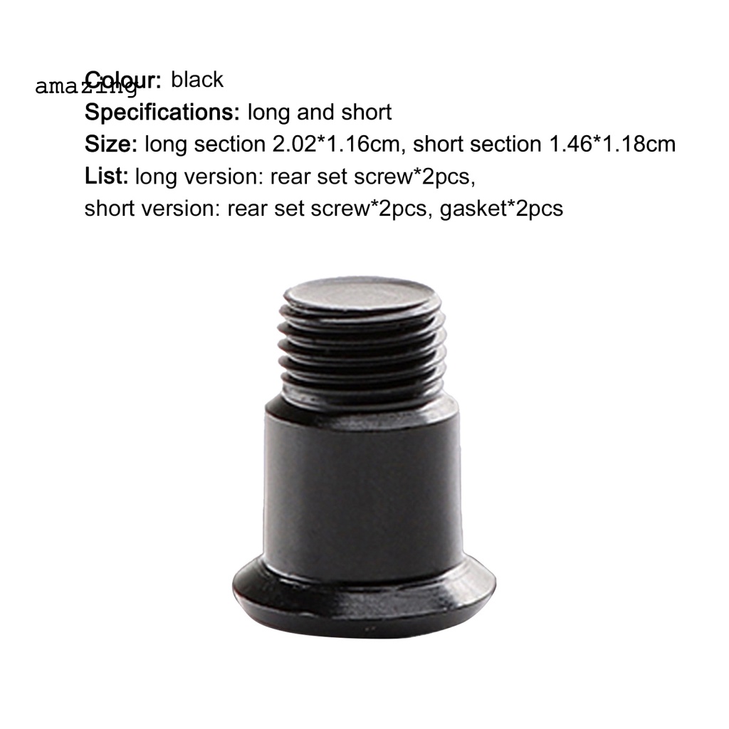 Bộ 2 Ốc Vít Lăn Hướng Dẫn Phía Sau Xe Đạp MTB Chống Ăn Mòn