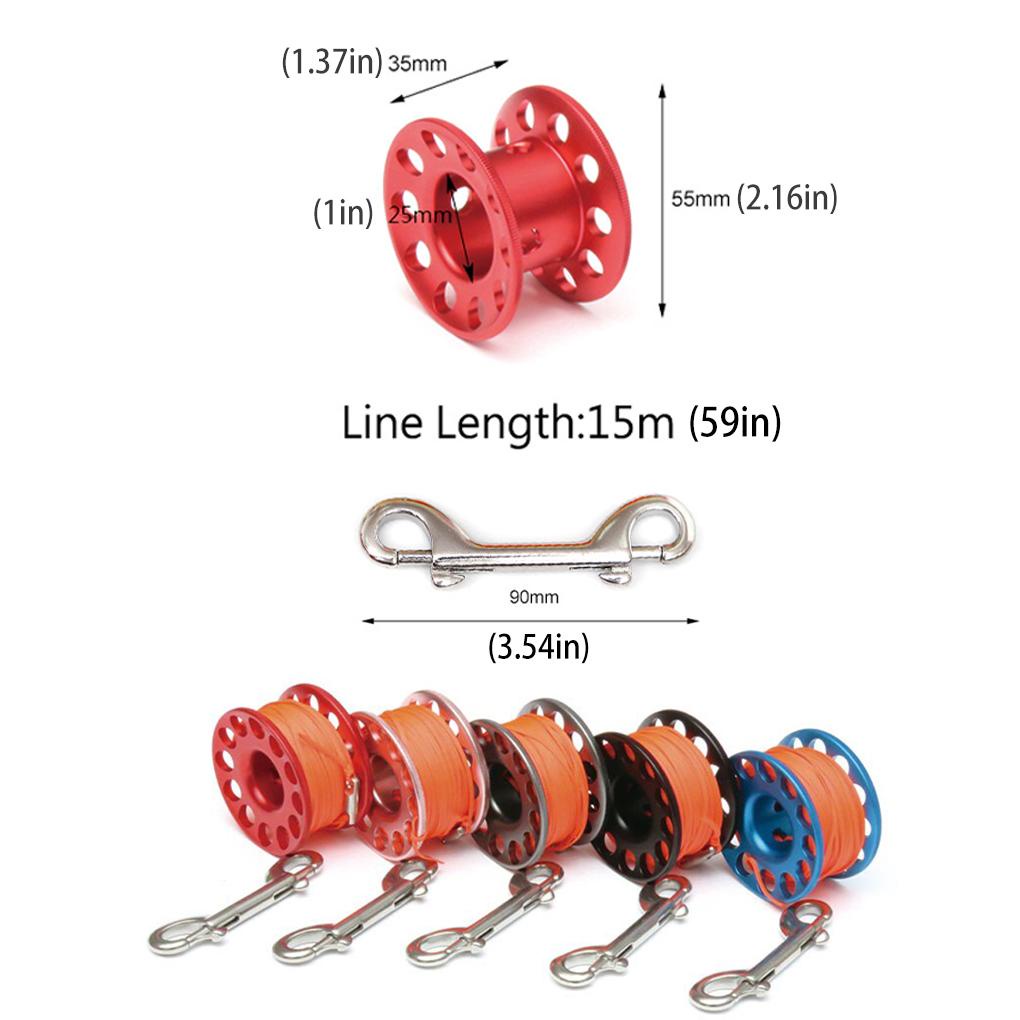 Cuộn Dây Lặn Hai Đầu Có Móc Chuyên Dụng