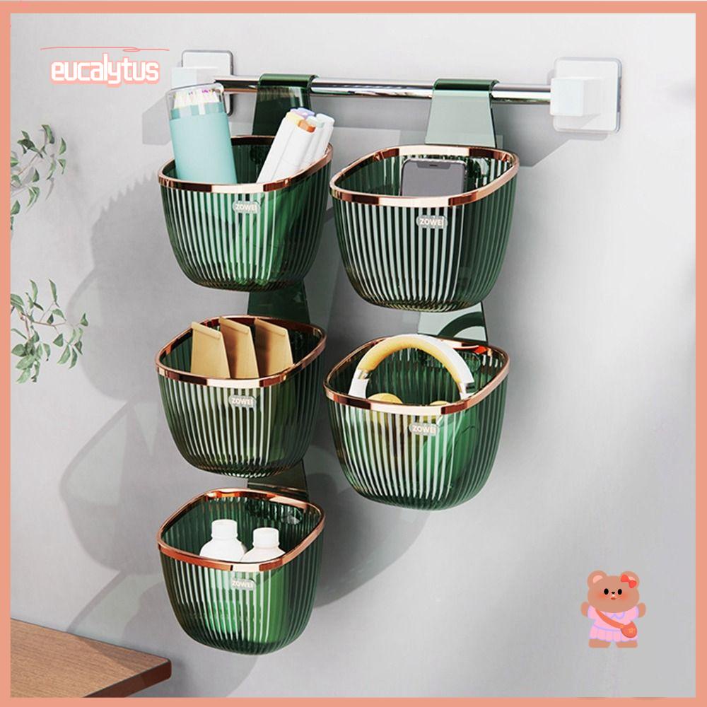 Hộp Đựng Đồ Treo Tường Trong Suốt Chống Bụi Không Cần Đục Lỗ