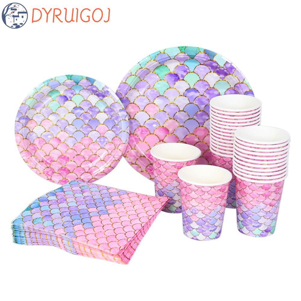 Bộ Dụng Cụ Ăn Uống Hình Sinh Nhật Độc Đáo Cho Bé Gái