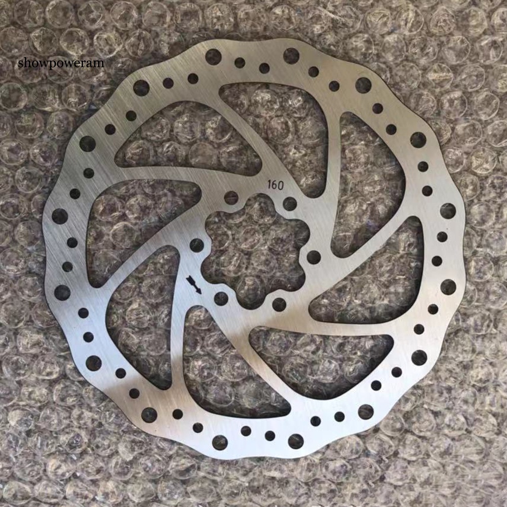 Đĩa Phanh 160mm Bằng Thép Không Gỉ Chuyên Dụng Cho Xe Đạp Leo Núi