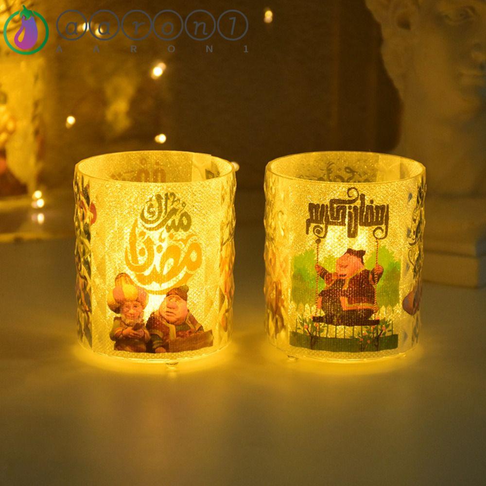 Đèn Led Eid Mubarak 1 Bóng Độc Đáo Trang Trí Nhà Cửa / Văn Phòng Diy