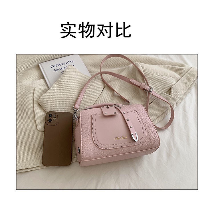 Túi Đeo Chéo Vuông Nhỏ Họa Tiết Vỏ Quả Vải Cao Cấp Thời Trang Mùa Hè Phong Cách Mới Phổ Biến Cho Nữ