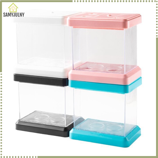 Bể Cá Mini Nhiều Màu Sắc Có Thể Tháo Rời Để Bàn Trang Trí Bể Nuôi Rùa / Bò Sát