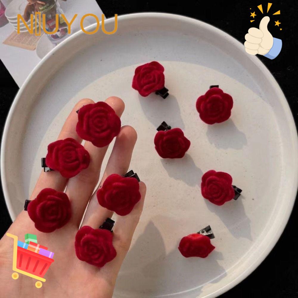 Bộ 5 / 10 Chiếc Chuyên Dụng Chất Lượng Cao|Kẹp Tóc Kim Loại Hình Chữ Nhật Thời Trang Cho Nữ