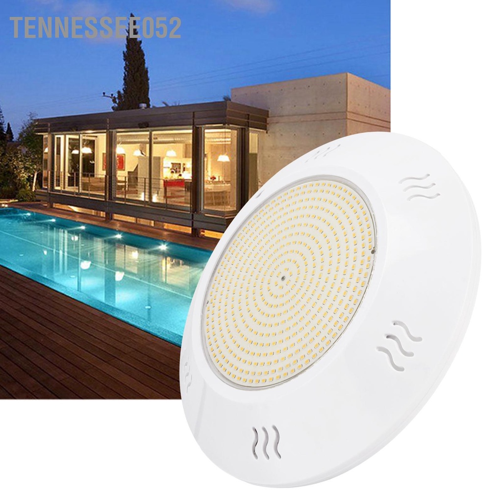 Tennessee052 Đèn hồ bơi LED SMD 2835 IP68 dưới nước gắn tường được dán keo hoàn toàn bằng nhựa cho sân khách sạn AC 12V