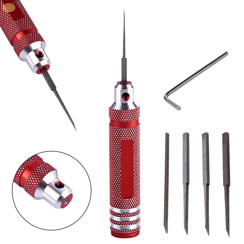 Get Creative 6pcs Set of Different Sizes Blades for Tungsten Steel Scriber Tool in Anti Skid Handle
