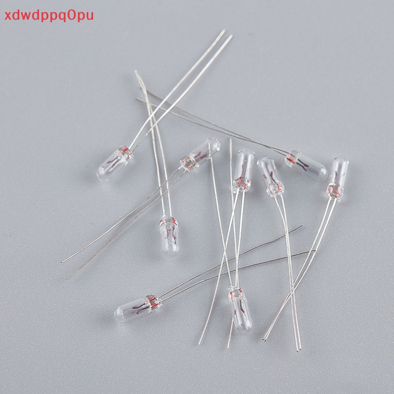 10 Bóng đèn mini 3/4/5mm 3/6/12/24V bóng đèn dây tóc sợi đốt Edison mới