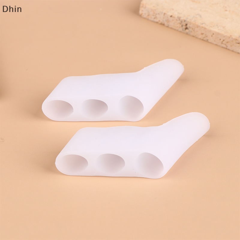 1 Cặp Dụng Cụ Tách Ngón Chân 3 Lỗ Chỉnh Sửa Ngón Chân Cái