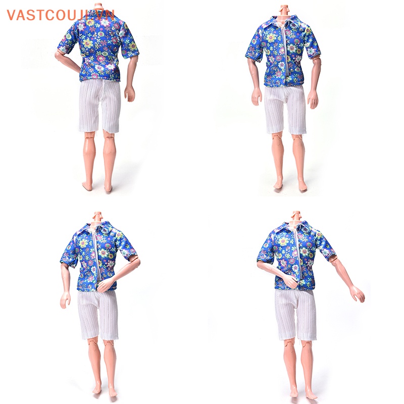 Bộ Đồ Họa Tiết Hoa Xinh Xắn Cho Búp Bê Ken