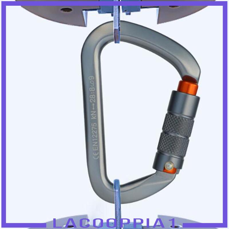 [Lacooppia1] Móc Khóa Carabiner Chịu Được Sức Nặng Cho Võng Xích Đu Leo Núi