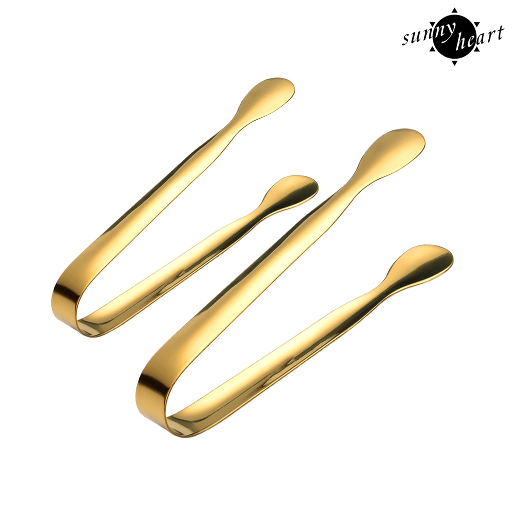 Set 2 Kẹp Gắp Đá Bằng Thép Không Gỉ Tiện Dụng