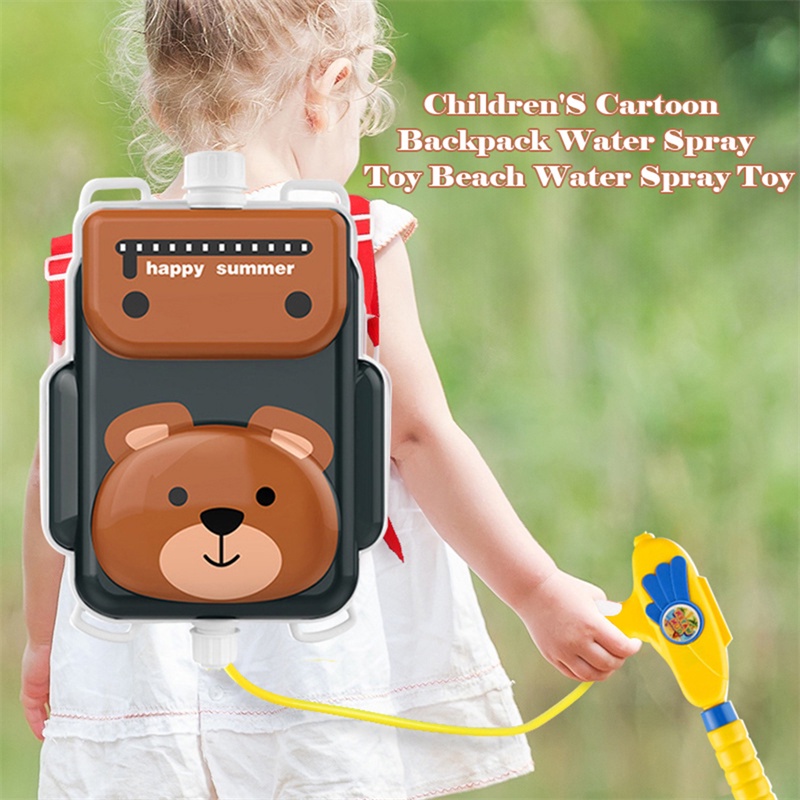 Ba Lô Đi Biển Phun Nước Họa Tiết Hoạt Hình Xinh Xắn Dành Cho Bé