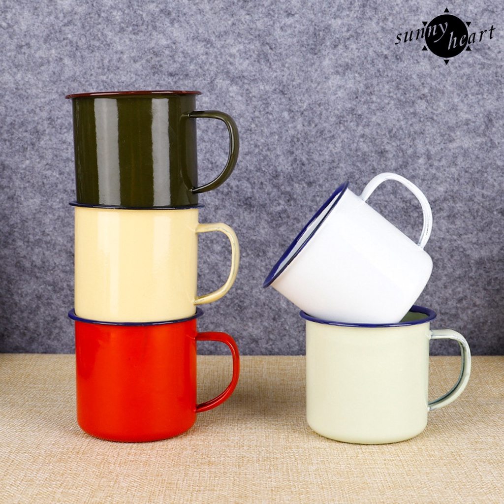 Suno Cốc Uống Nước Tráng Men Chống Trượt Đa Năng Phong Cách Cổ Điển Cho Gia Đình