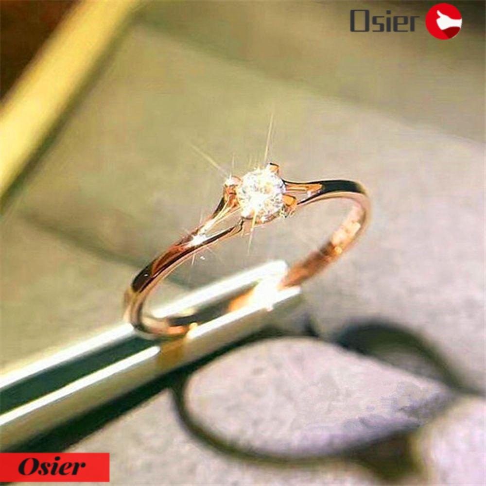 Nhẫn Cưới Nữ Mặt Tròn OSIER1|&amp;|Túi Đeo Chéo Cỡ Nhỏ Thời Trang Sành Điệu|Nhẫn Thiết Kế Đơn Giản Thời Trang Cho Nữ