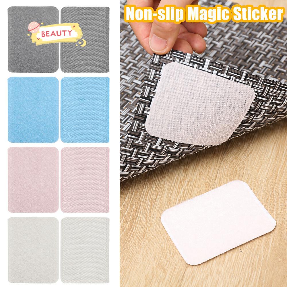 Set 10 Cặp Miếng Dán Đệm Ghế Sofa Hình Vuông Họa Tiết Chấm Bi Hai Mặt Tự Dính Mạnh Mẽ