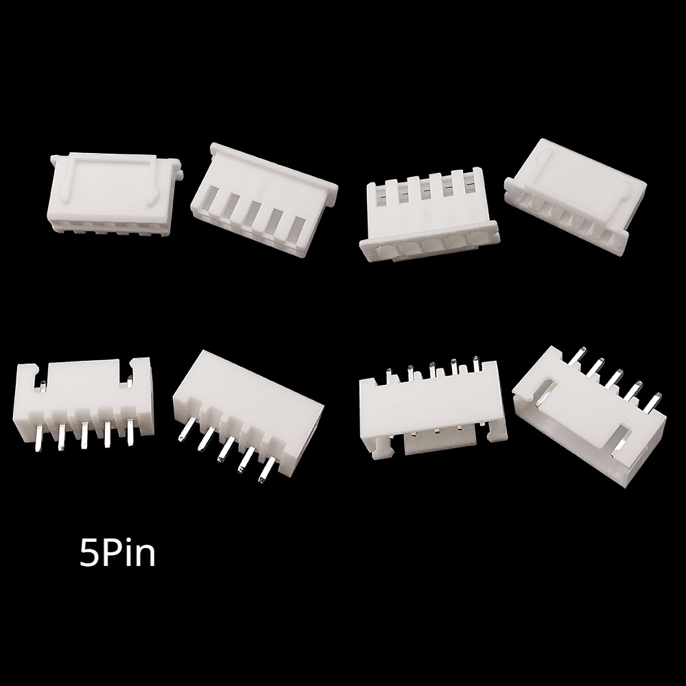 Set 50 Phích Cắm JST XH Pitch 2.54mm 2P 3P 4P 5Pin XH-2.54 Chuyên Dụng