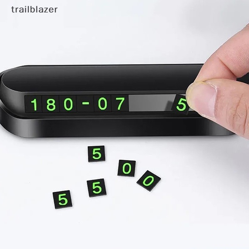 Bảng Số Điện Thoại 13x2.5cm Iio Hỗ Trợ Đậu Xe Tạm Thời Tiện Dụng