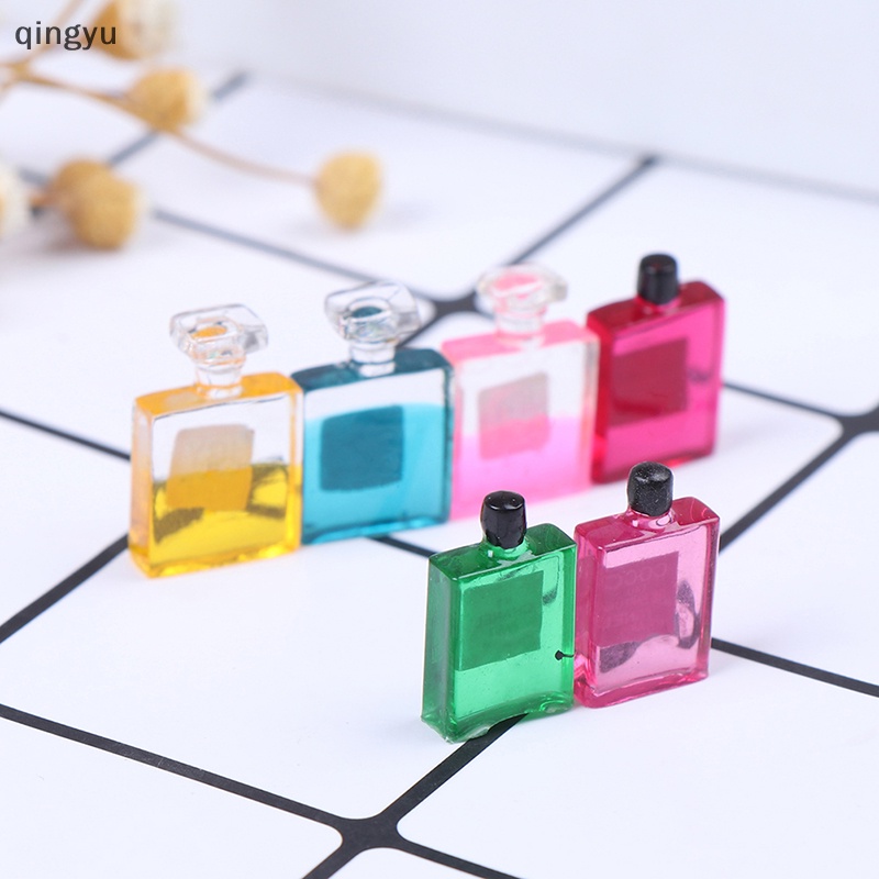 Qingyu Set 6 Chai Đồ Chơi Mini Tỉ Lệ 1: 12 Trang Trí Nhà Búp Bê
