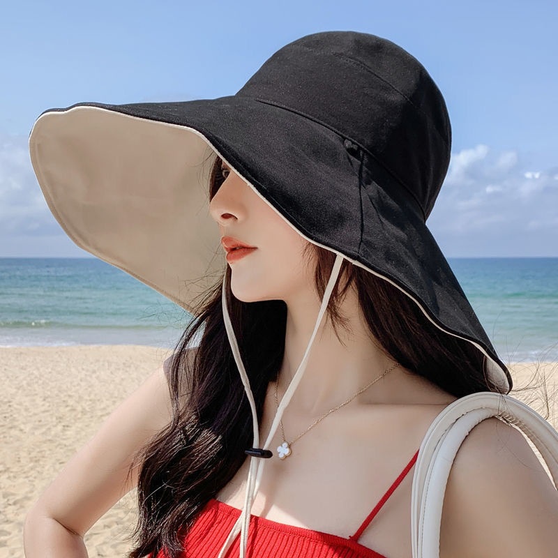 Nón Tai Bèo Rộng Vành Chống Tia Uv Thời Trang Xuân Thu Cho Nữ