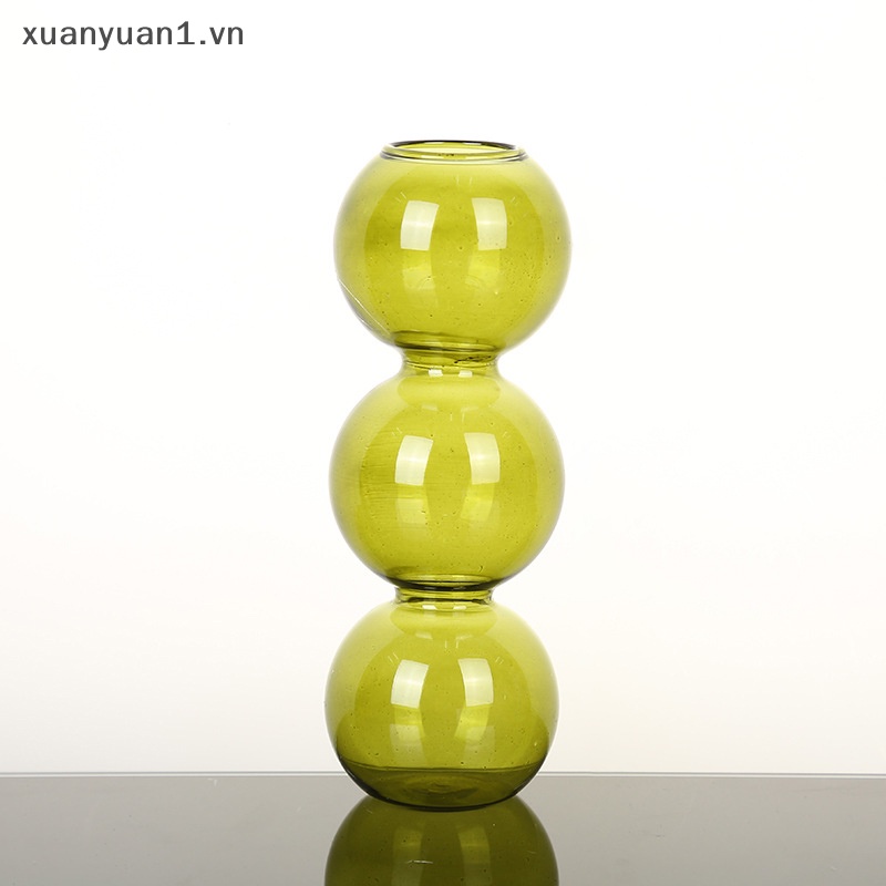 Lọ Hoa Thủy Tinh Hình Cầu Nghệ Thuật Phong Cách Bắc Âu Sáng Tạo Dùng Để Trang Trí Nhà