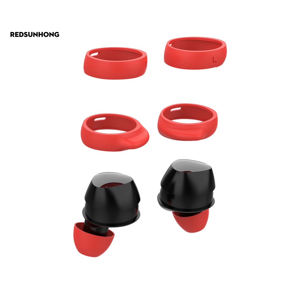 Set 2 Cặp Vỏ Bọc Tai Nghe Bằng Silicon Mềm Chống Trầy Xước