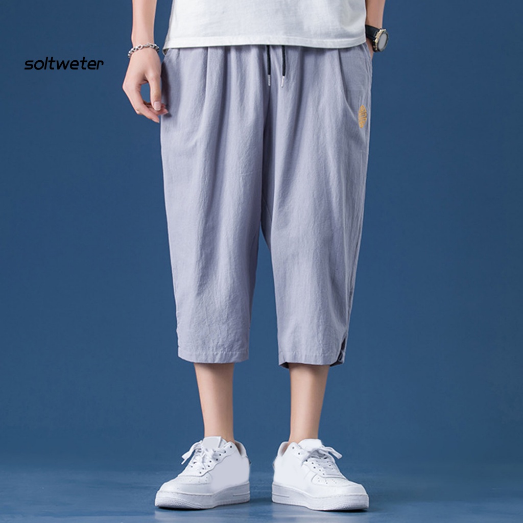 Quần Short Ống Rộng Màu Sắc Thời Trang Mùa Hè Cho Nam