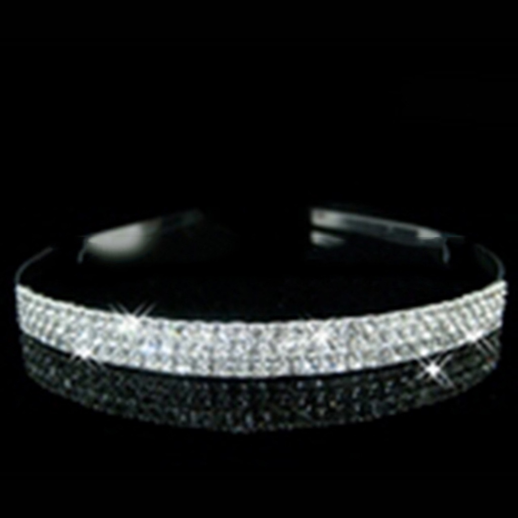 Cài Tóc Đính Đá Lấp Lánh Phong Cách Hàn Quốc Thanh Lịch Cho Nữ