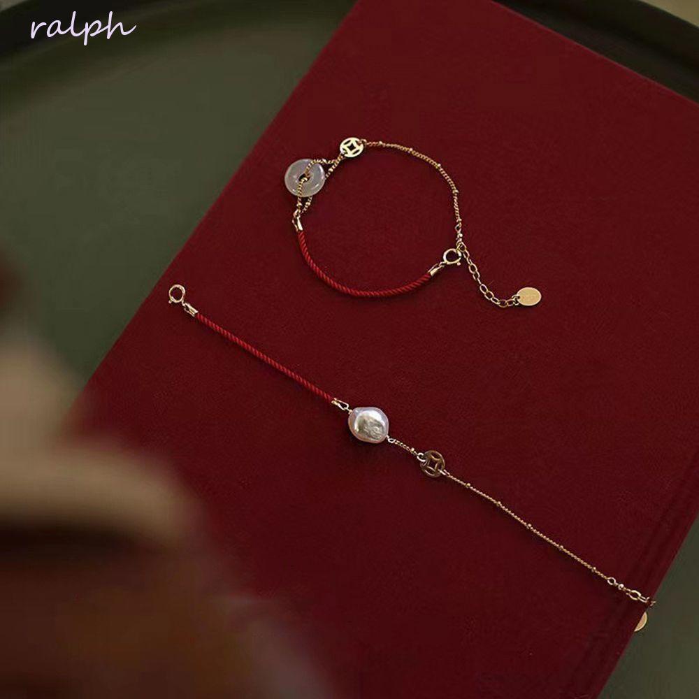 Vòng Tay Dây Đỏ May Mắn Phong Cách Trung Hoa Cho Nữ