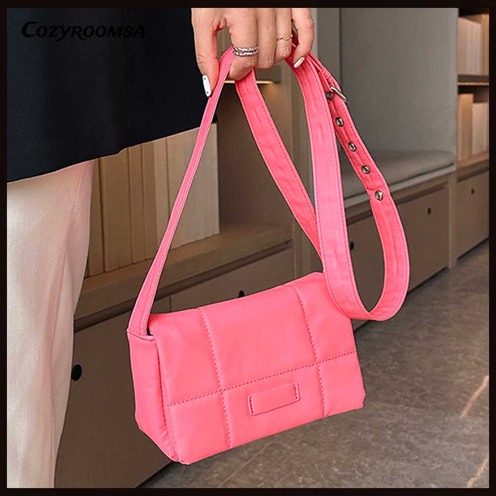 Túi Đeo Chéo Vai Bằng Da PU Họa Tiết Thêu Thời Trang Sành Điệu Cho Nữ