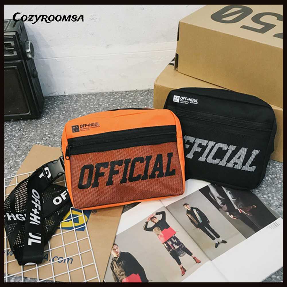 Túi Đeo Chéo Ngực Vải Oxford Nhỏ Gọn Có Thể Điều Chỉnh Thời Trang Cho Nam