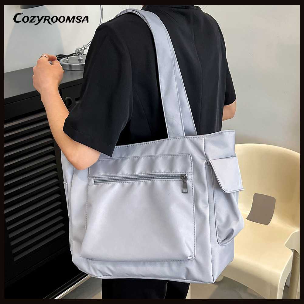 Túi Xách Đeo Vai Bằng Nylon Thời Trang Đơn Giản Cho Nữ