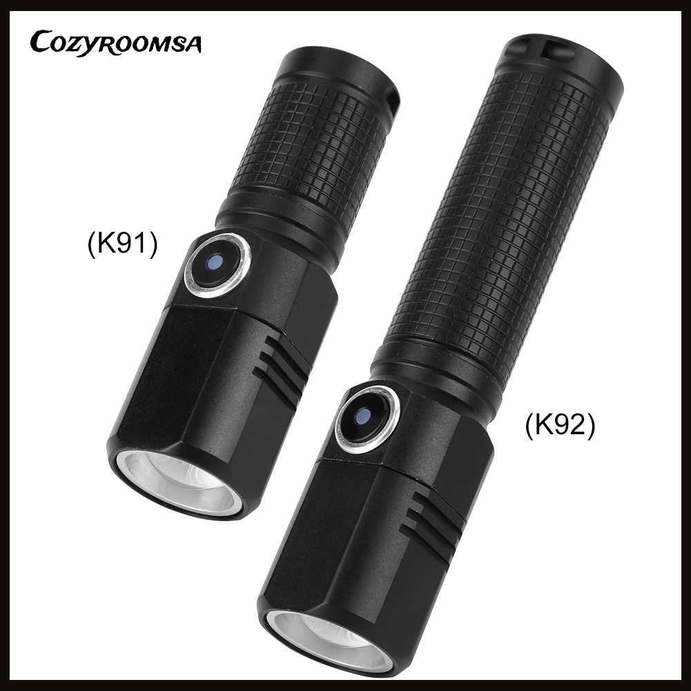 Đèn Pin 800LM XHP50 LED 700mAh / 1200mAh 5 Chế Độ Kèm Sạc USB Loại C