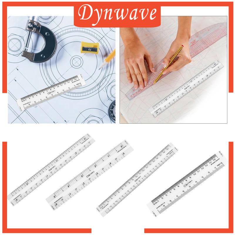 [Dynwave] Thước Đo Acrylic Trong Suốt Cho Bu Lông Utm, Usng, Coordinates Land Navigation