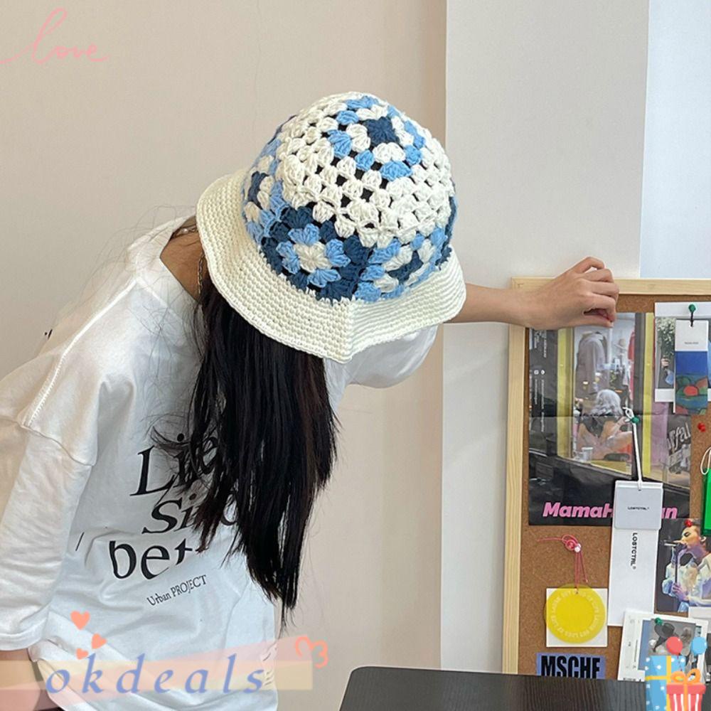 Mũ Bucket Đục Lỗ Dễ Thương Thời Trang Mùa Hè