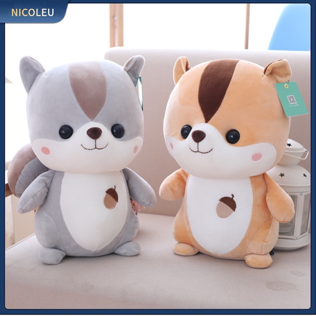 Nhân Vật Nicoleu Dễ Thương Xinh Xắn | 1 Thú Nhồi Bông Hình Con Sóc Dễ Thương 25cm