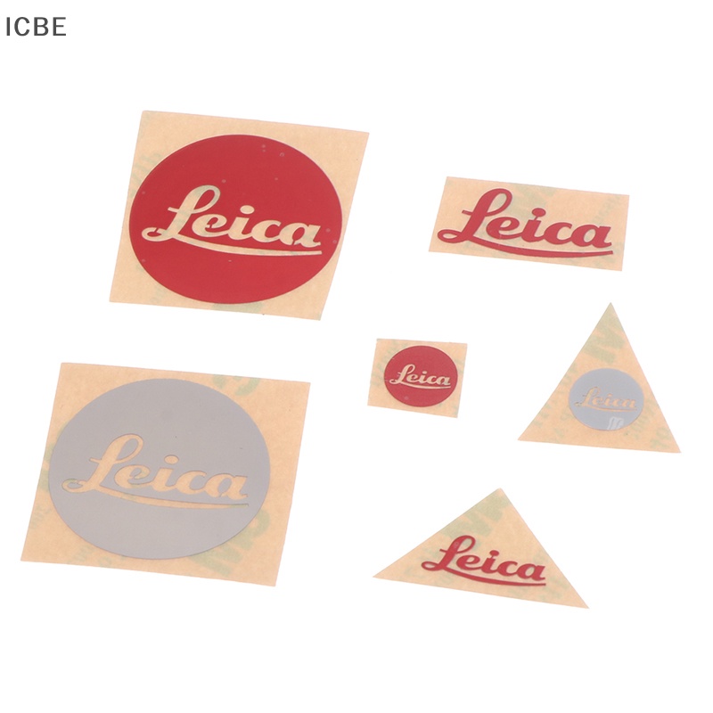 Miếng Dán Kim Loại In Logo IC Leica Trang Trí Điện Thoại / Máy Ảnh