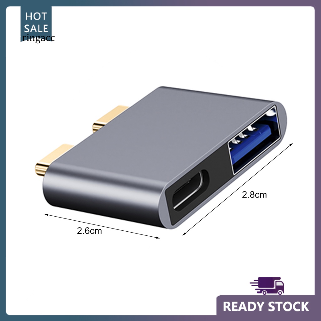 Bộ Chuyển Đổi USB-C Hợp Kim Nhôm RGA Type-C Cho MacBook Pro / Air