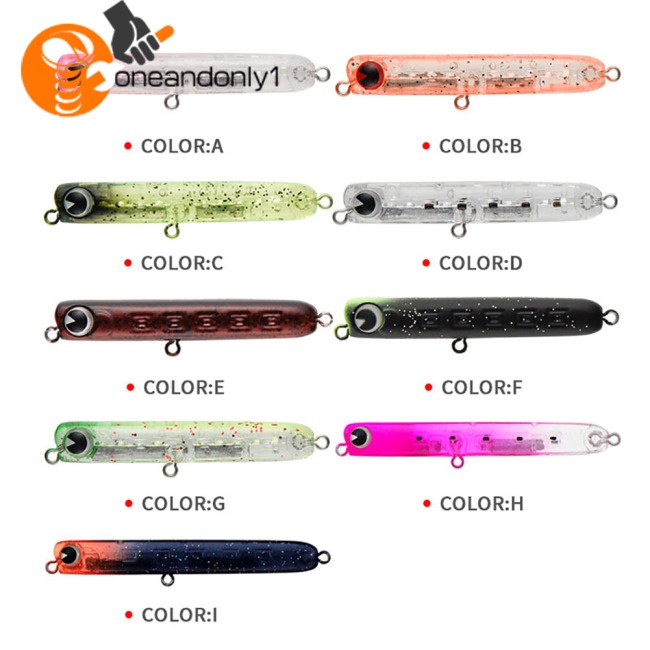 Mồi Giả Nhử Cá 60mm / 4.8g Bằng Nhựa Gắn Kèm Móc Câu Tiện Dụng