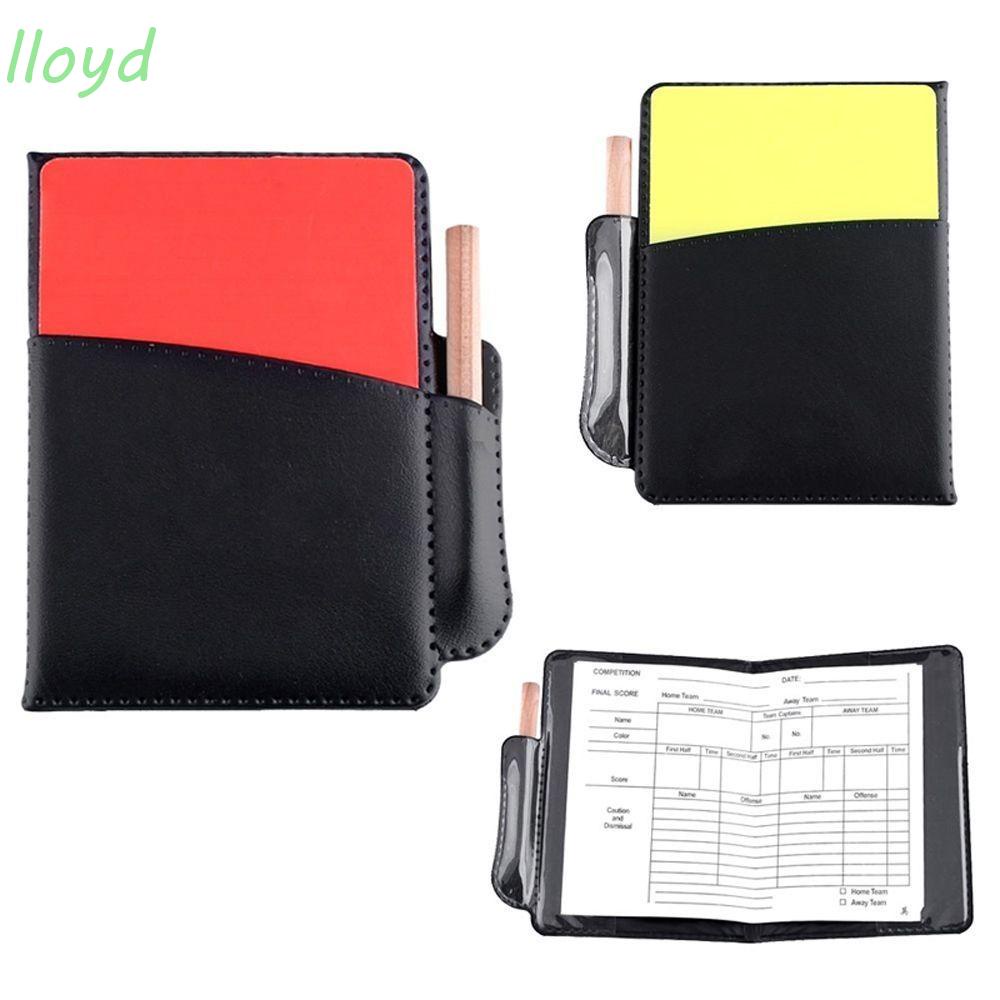 Lloyd Set Ví Đựng Thẻ Vàng Đỏ Trọng Tài Bóng Đá Thể Thao