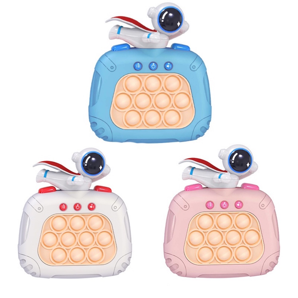 Máy Chơi Game Nhấn Tay Nhanh Chóng Hình Phi Hành Gia Phiên Bản Nâng Cấp Tốc Độ Điện Tử Dành Cho Trẻ Em