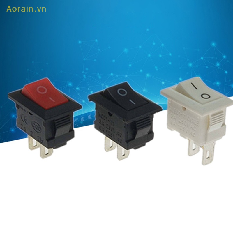 1 Công Tắc Nút Bật / Tắt Mini 10 * 15mm 2Pin ON / OFF Cho Xe Hơi / Tàu Thuyền